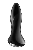 Анальна смарт-вібропробка із перлинним масажем Satisfyer Rotator Plug 1+ Black