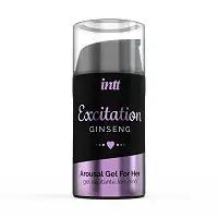 Збуджувальний гель Intt Excitation (15 мл) з екстрактом женьшеню, з ефектом вібрації