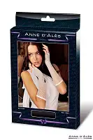 Мітенки сітка Anne De Ales White