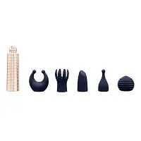 Вібромасажер Pillow Talk Secrets Desires 6-Piece Mini Massager Set - Navy