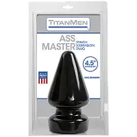 Пробка для фістінгу Doc Johnson Titanmen Tools - Butt Plug - 4.5 Inch Ass Master, діаметр 11,7 см