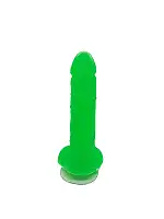 Крафтове мило-член із присоскою Чистий Кайф Green size L, натуральне