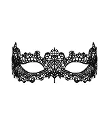 Мереживна маска Obsessive A701 mask, єдиний розмір, чорна