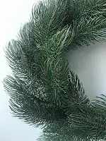 Вінок хвойний Сосна литий d-60 см зелений
