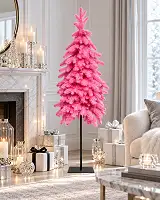 Ялинка вузька лита HVOYA Style Lux 180 см рожева Marshmallow Pink
