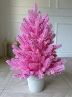 Штучна рожева ялинка лита Elegant Marshmallow Pink, 70 см