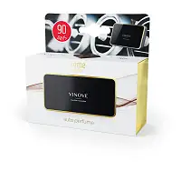 Преміум ароматизатор для авто VINOVE ORIGINAL ROME | РИМ чорний із золотом