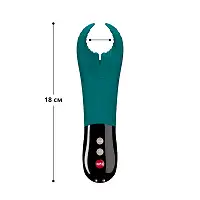 Вібратор для пеніса Fun Factory MANTA deep sea blue/black, підходить для парних ігор