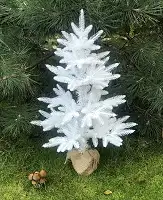 Ялинка Classic лита 70см в мішковині біла