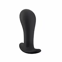 Анальна пробка Fun Factory BOOTIE M, чорна, діаметр 3,3 см, тонкий обмежувач 