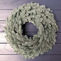 Вінок хвойний різдвяний Traditional литий d-60 см блакитний