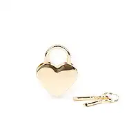 Замочок Liebe Seele Heart Shape Padlock Gold (2 шт)