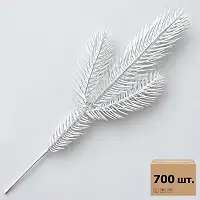 Гілка лита Elegant 3-ка біла 28 см (ящик 700 шт.)