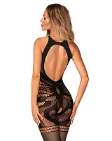 Сітчастий бодістокінг без рукавів Obsessive Bodystocking G331 S/M/L, black, з доступом