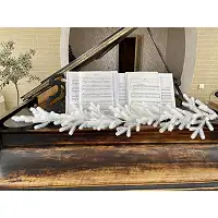 Гірлянда хвойна Traditional лита 1,2 м біла