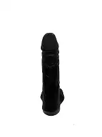 Крафтове мило-член із присоскою Чистий Кайф Black size M, натуральне