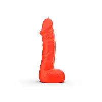 Свічка у вигляді члена Чистий Кайф LARGE Orange