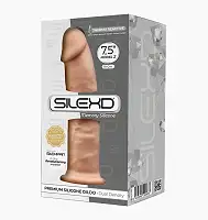 Фалоімітатор SilexD Henry Flesh (MODEL 2 size 7.5in), двошаровий, силікон + Silexpan, діаметр 4,8 см