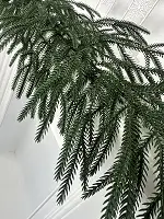 Гірлянди хвойні Araucaria литі 200 см зелені (упаковка 10 штук)