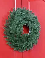 Вінок хвойний різдвяний Traditional литий d-60 см зелений