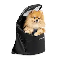 Сумка-переноска Pet Fashion Quadra для собак чорна 38х32х26 см