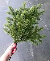 Гілка ялинки штучна Lux 60 см оливкова (упаковка 3 штуки)