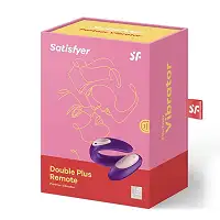 Вібратор для пар Satisfyer Double Plus Remote з пультом ДК та двома моторчиками