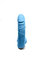 Крафтове мило-член із присоскою Чистий Кайф Blue size M, натуральне