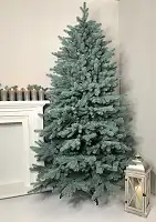 Ялинка штучна Lux лита 220 см блакитна з металевою підставкою