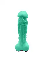 Крафтове мило-член із присоскою Чистий Кайф Turquoise size XL, натуральне