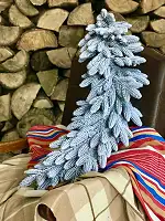 Гірлянда хвойна Classic лита 1,2 м засніжена