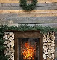 Гірлянда хвойна Classic лита 1,2 м зелена