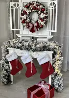 Гірлянда хвойна Classic з плівки 2м засніжена