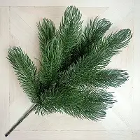 Гілка сосни лита декоративна зелена 60 см (набір 10 штук)