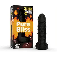 Ароматна свічка пікантної форми Pure Bliss Black Coffee Shot (Кава) 18 см