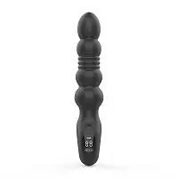 Анальний вібратор з пульсацією Loviss Thor Thrusting Anal Plug, 2 мотори
