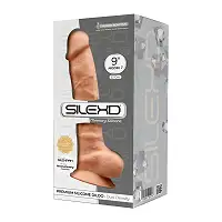 Фалоімітатор SilexD Tomas Flesh (MODEL 1 size 9in), двошаровий, силікон + Silexpan, діаметр 4,9см