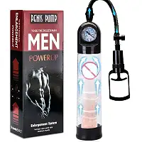 Вакуумна помпа Men Powerup зі стрілковим манометром та ручним насосом
