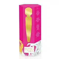 Вібромасажер Rianne S: Bella Mini Wand Rose, 10 режимів, медичний силікон, подарункове паковання