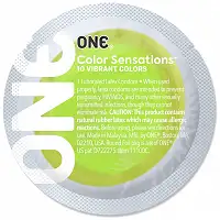 Презерватив ONE Color Sensations - Roll ONE on (Green) 1 шт