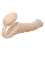 Безремінний страпон Strap-On-Me Flesh L, повністю регульований, діаметр 3,7 см