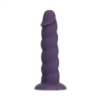 Фалоімітатор Fantasy by Addiction Unicorn Dildo 7” Purple, віброкуля в подарунок