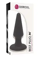 Анальна пробка Dorcel Best Plug M м'який soft-touch силікон, макс. діаметр 4,1см