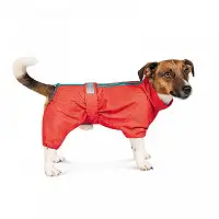 Дощовик Pet Fashion «Rain» для такс, розмір S, червоний