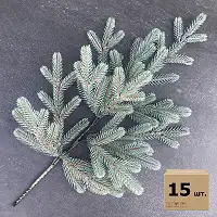 Гілки хвойні штучні Traditional 60 см блакитні (упаковка 15 штук)