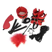 Набір БДСМ Art of Sex - Soft Touch BDSM Set, 9 предметів, Червоний