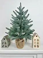 Ялинка Classic лита пишна в мішковині 70 см блакитна