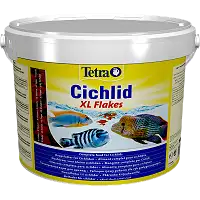 Корм Tetra Cichlid XL Flakes для рибок цихлід, 1,9 кг (пластівці)