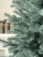 Ялинка штучна Lux лита 220 см блакитна з металевою підставкою