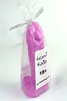 Крафтове мило-член із присоскою Чистий Кайф Violet size M, натуральне